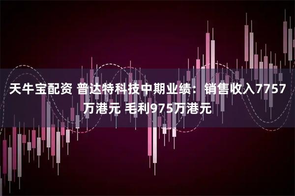 天牛宝配资 普达特科技中期业绩：销售收入7757万港元 毛利975万港元